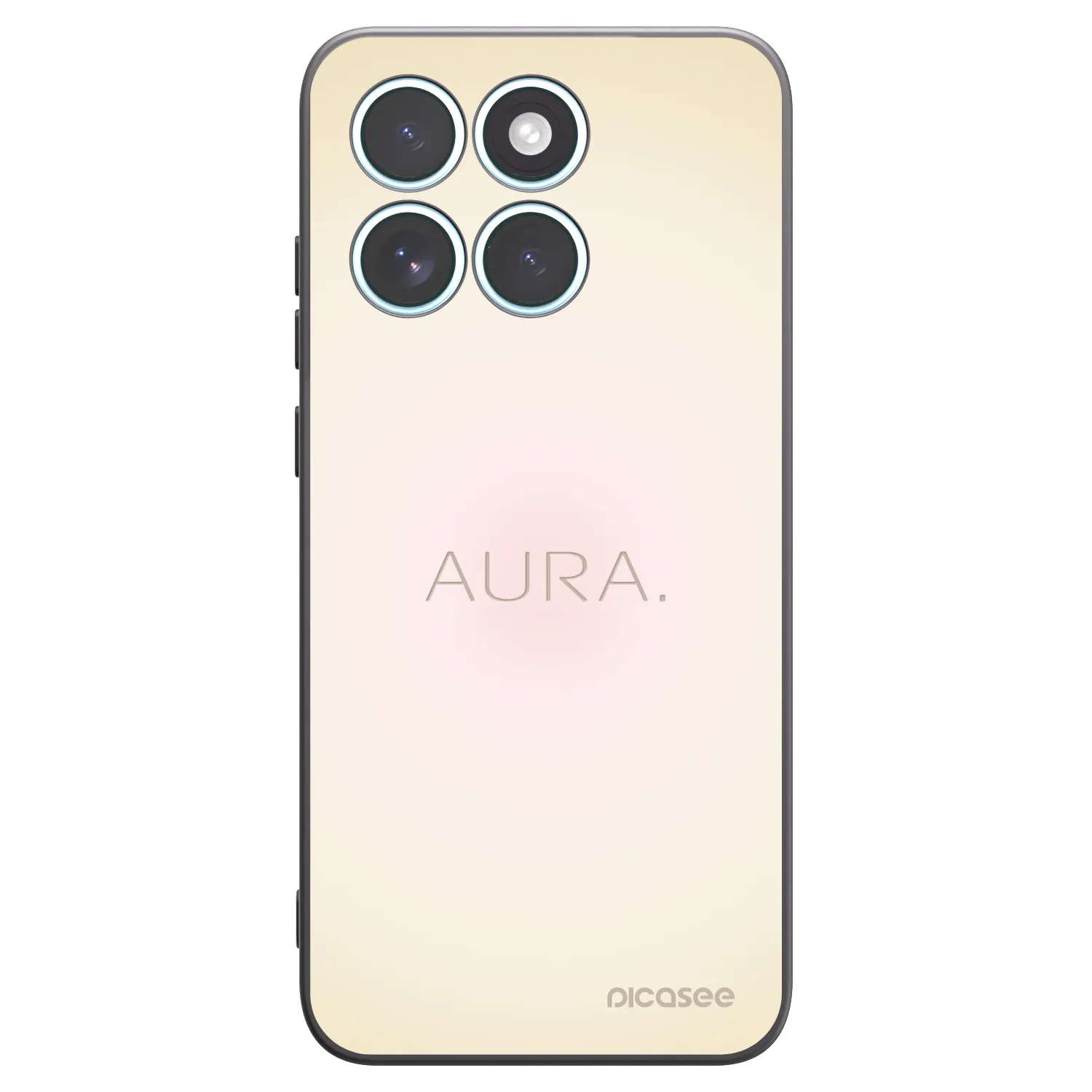 Picasee silikonový černý obal pro Motorola Edge 70 Fusion - Aura