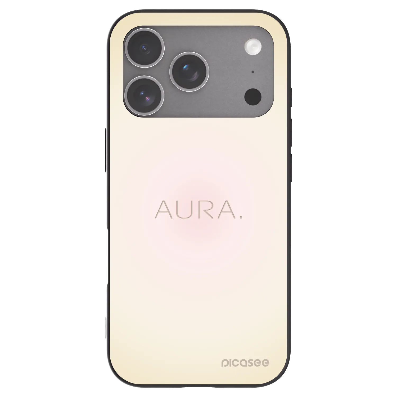 Picasee silikonový černý obal pro Apple iPhone 18 Pro - Aura