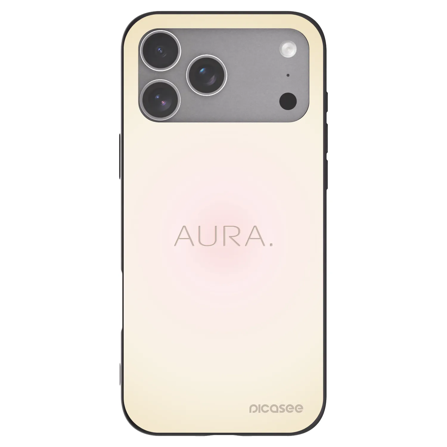 Picasee silikonový černý obal pro Apple iPhone 18 Pro Max - Aura