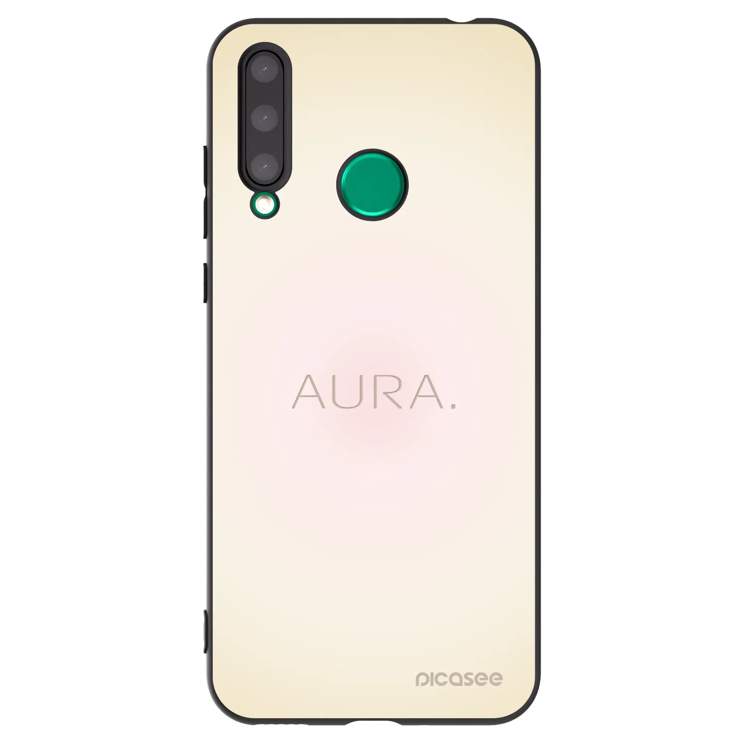 Picasee silikonový černý obal pro Honor 20 Lite - Aura