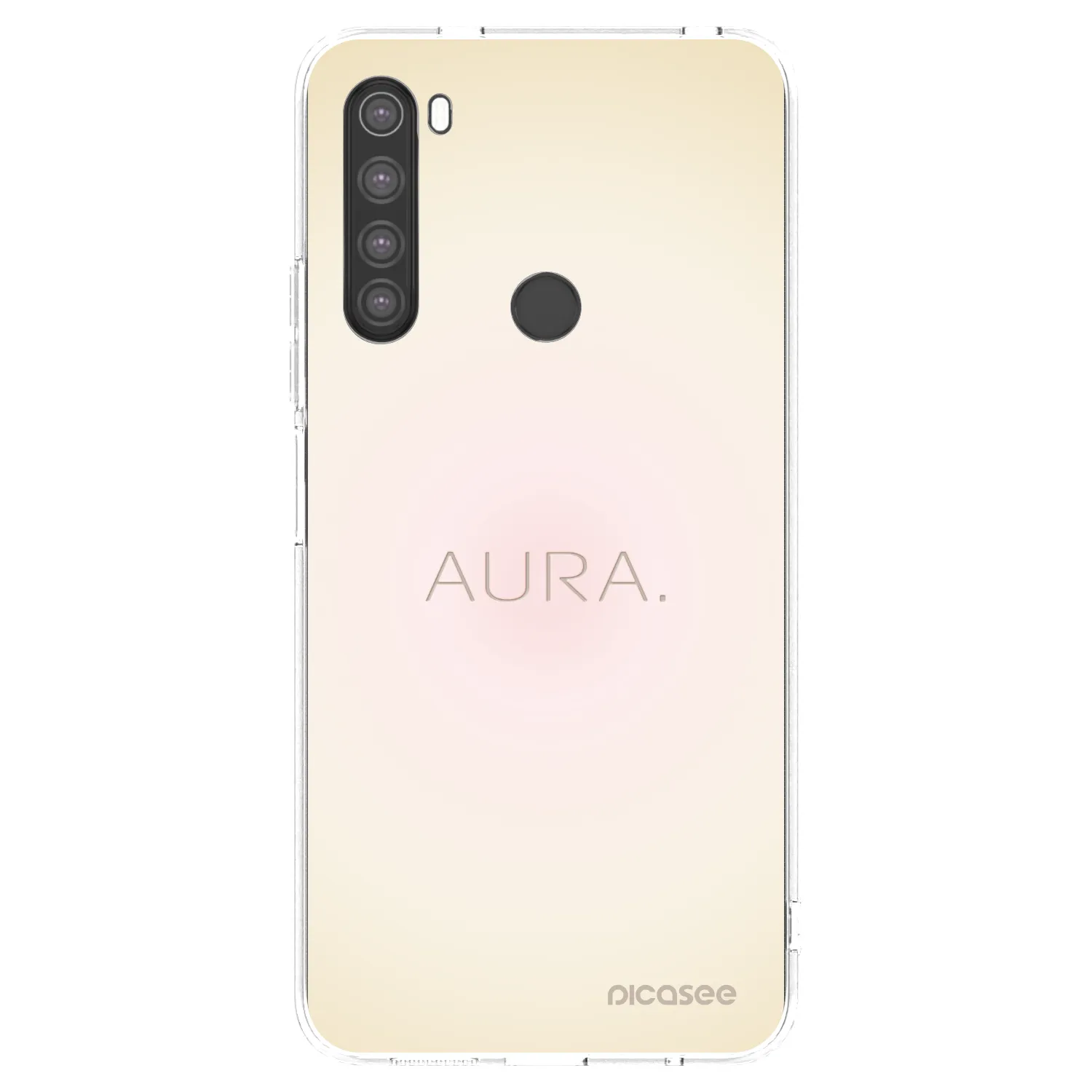 Picasee silikonový průhledný obal pro Xiaomi Redmi Note 8 - Aura