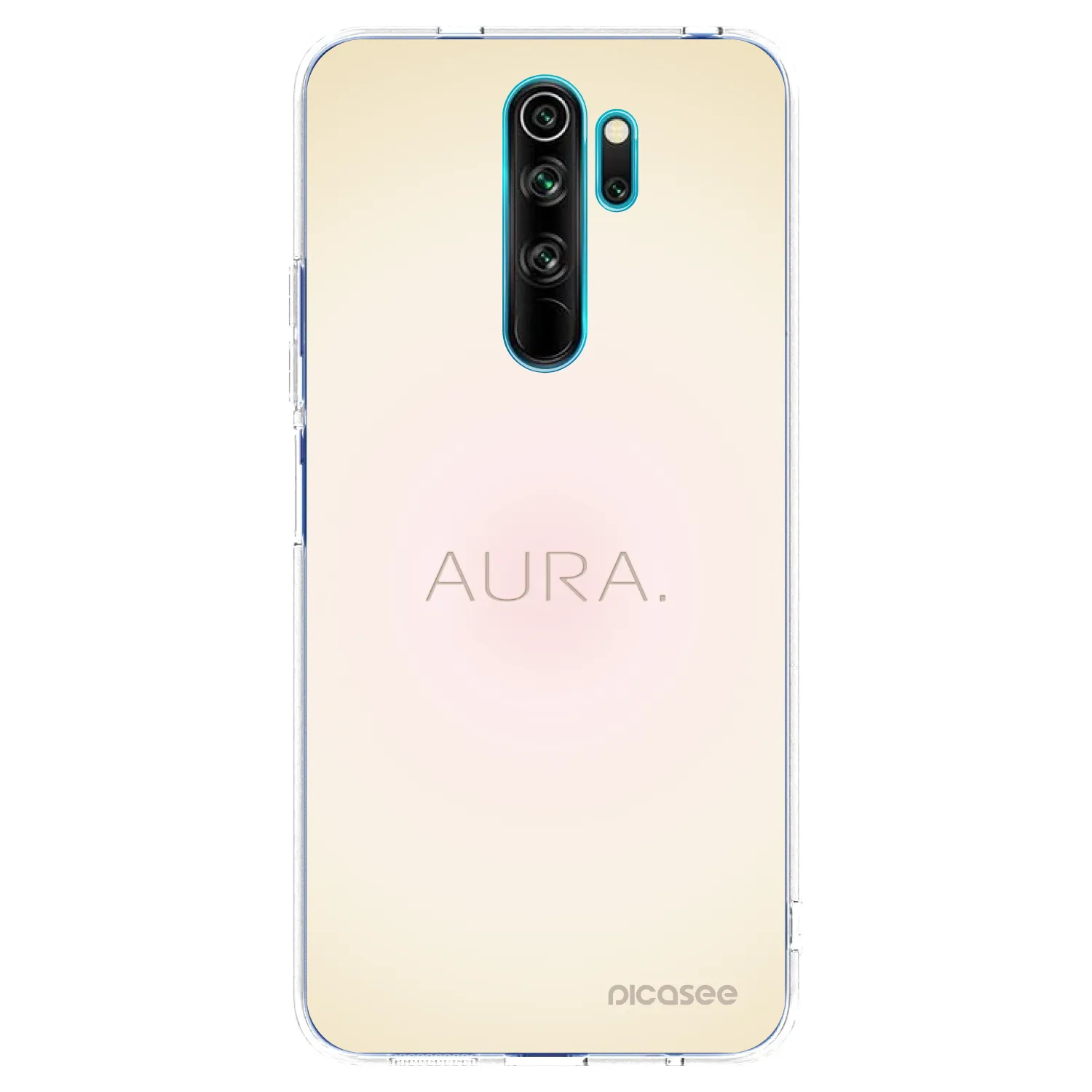 Picasee silikonový průhledný obal pro Xiaomi Redmi Note 8 Pro - Aura