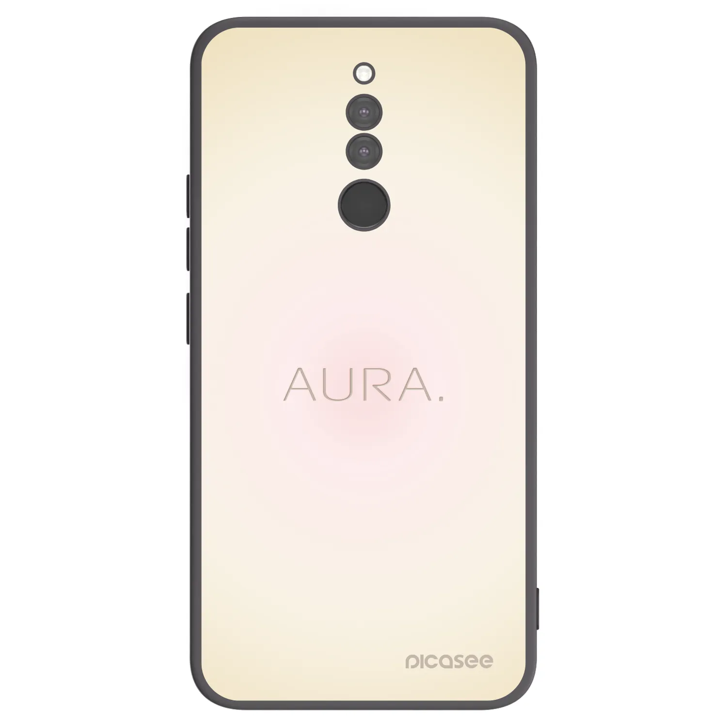 Picasee silikonový černý obal pro Xiaomi Redmi 8 - Aura