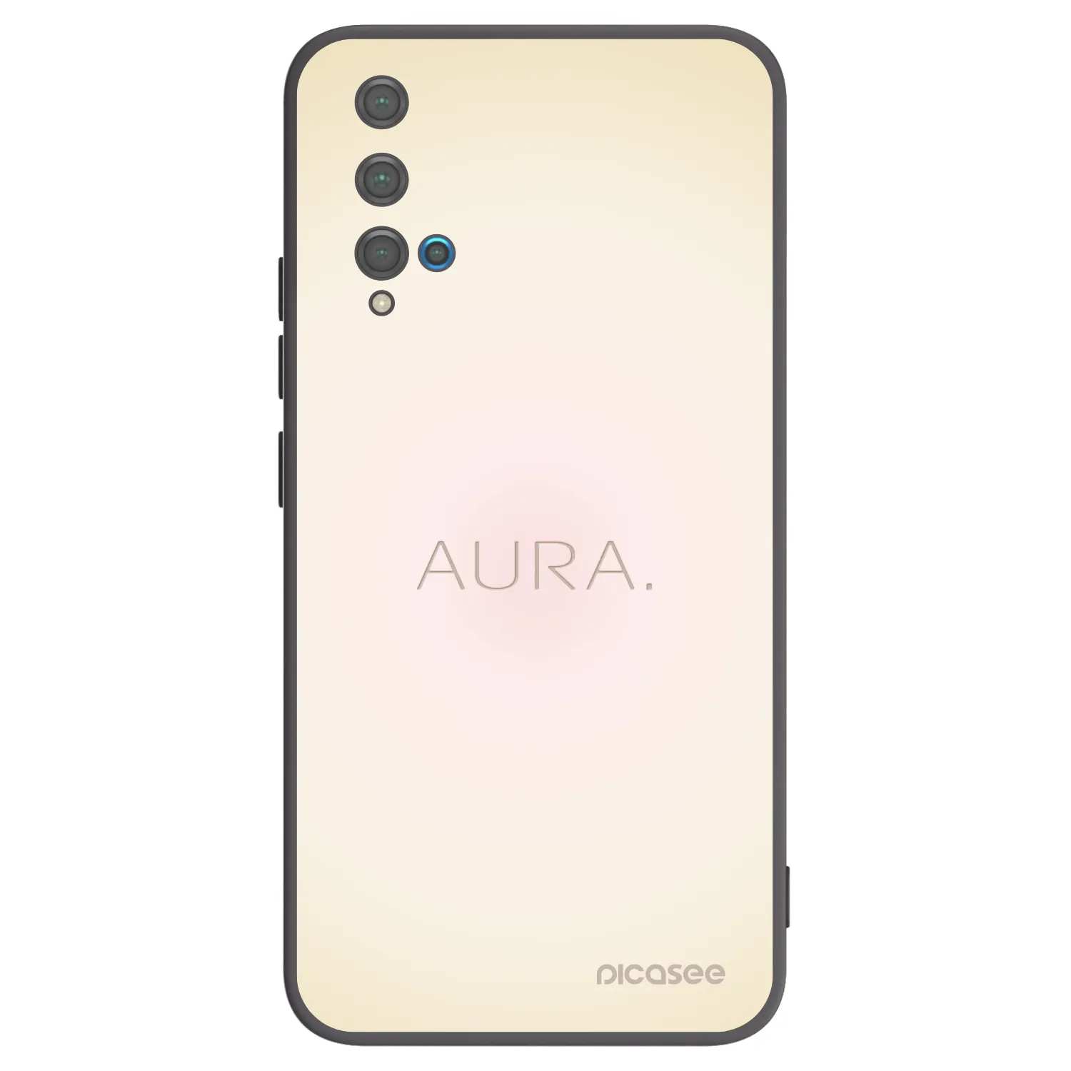 Picasee silikonový černý obal pro Huawei Nova 5T - Aura