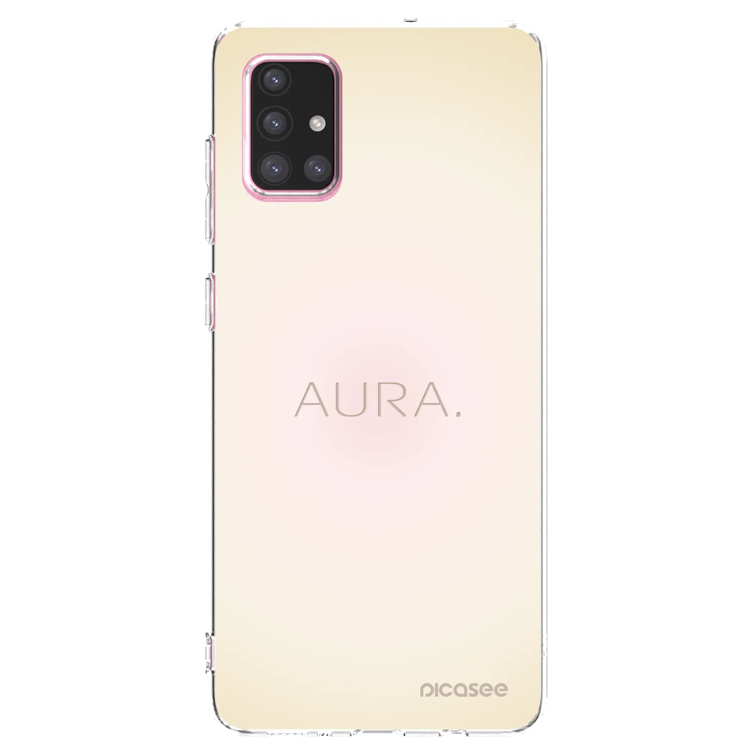 Picasee silikonový průhledný obal pro Samsung Galaxy A71 A715F - Aura