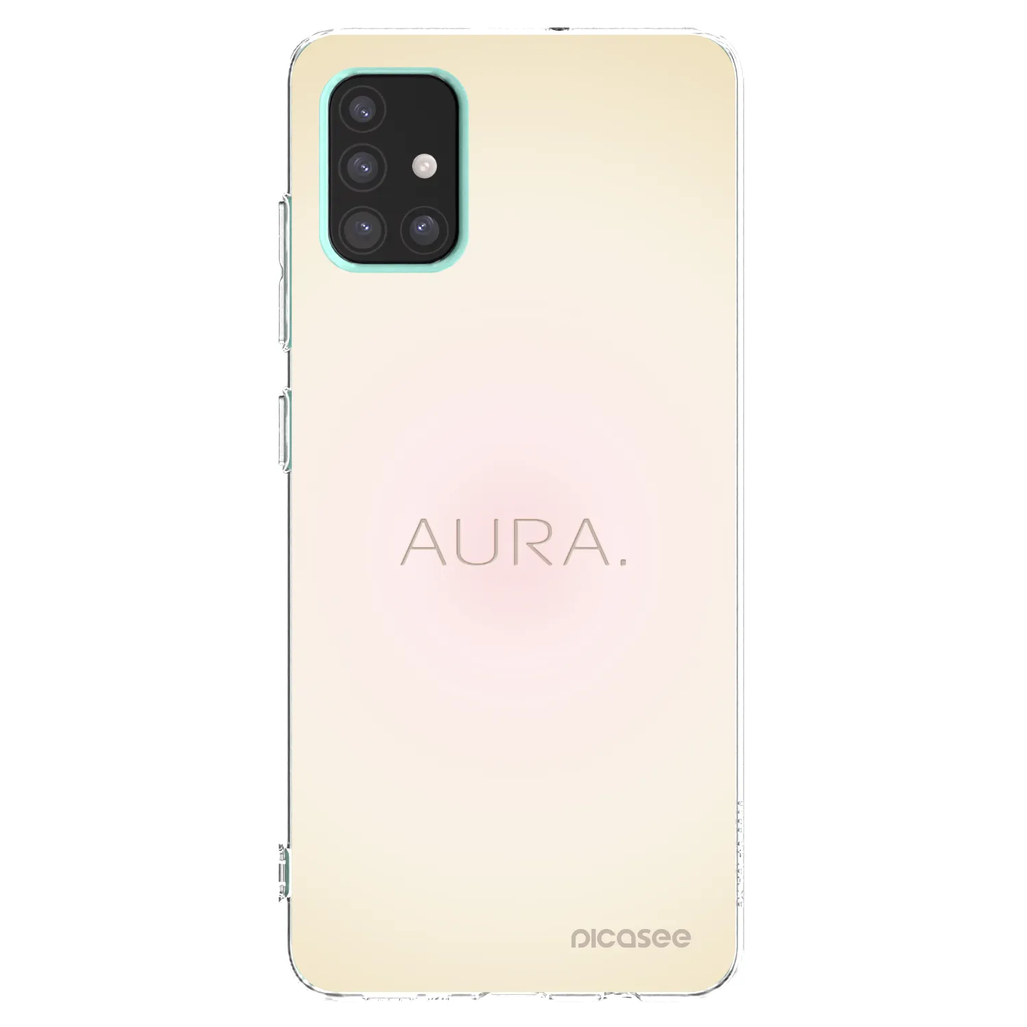 Picasee silikonový průhledný obal pro Samsung Galaxy A51 A515F - Aura