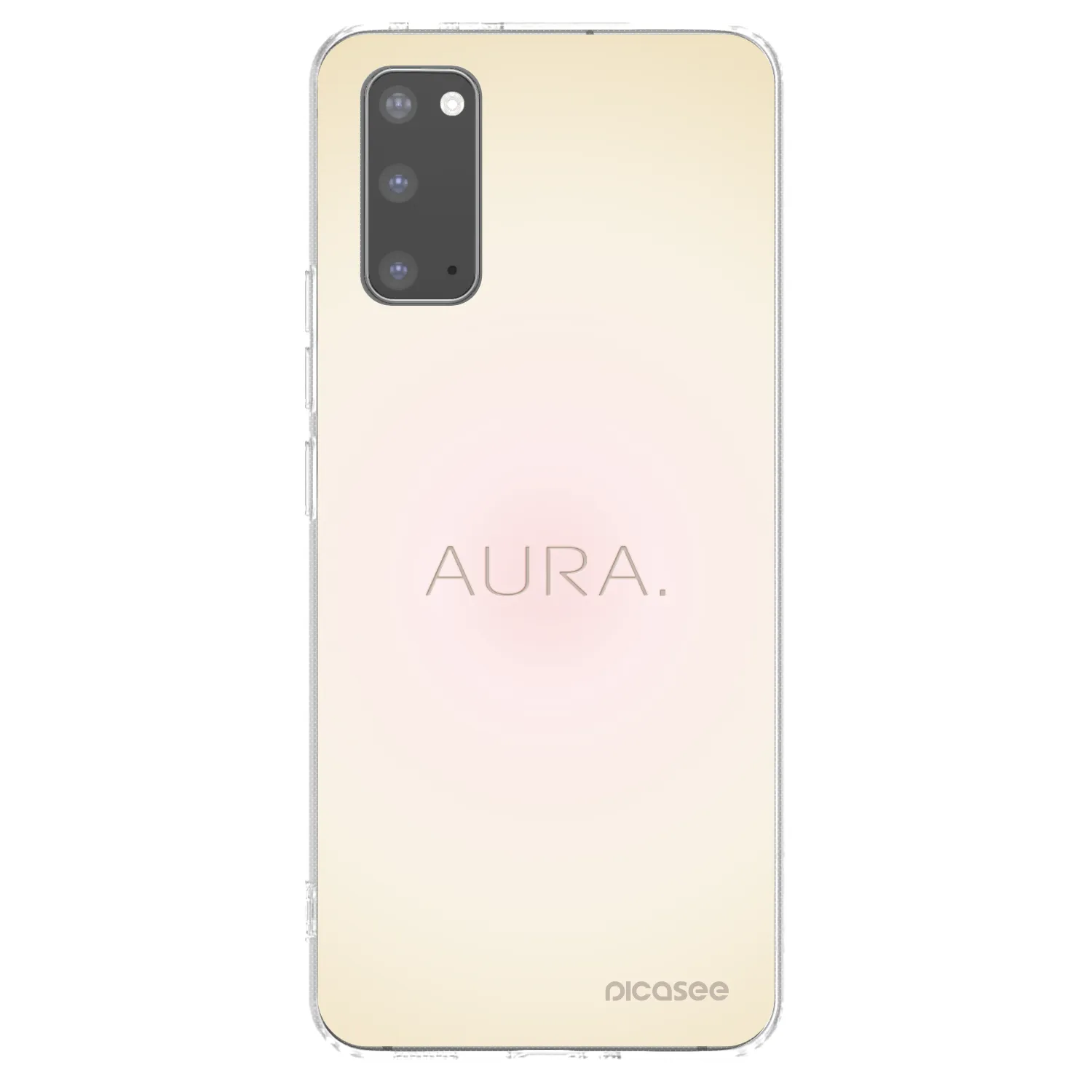 Picasee silikonový průhledný obal pro Samsung Galaxy S20 G980F - Aura