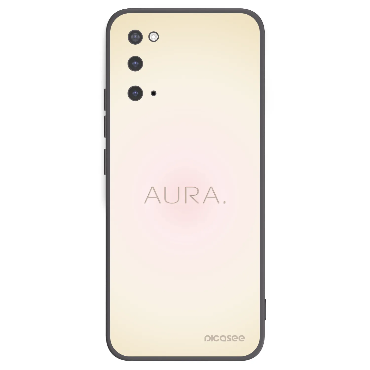 Picasee silikonový černý obal pro Samsung Galaxy S20 G980F - Aura