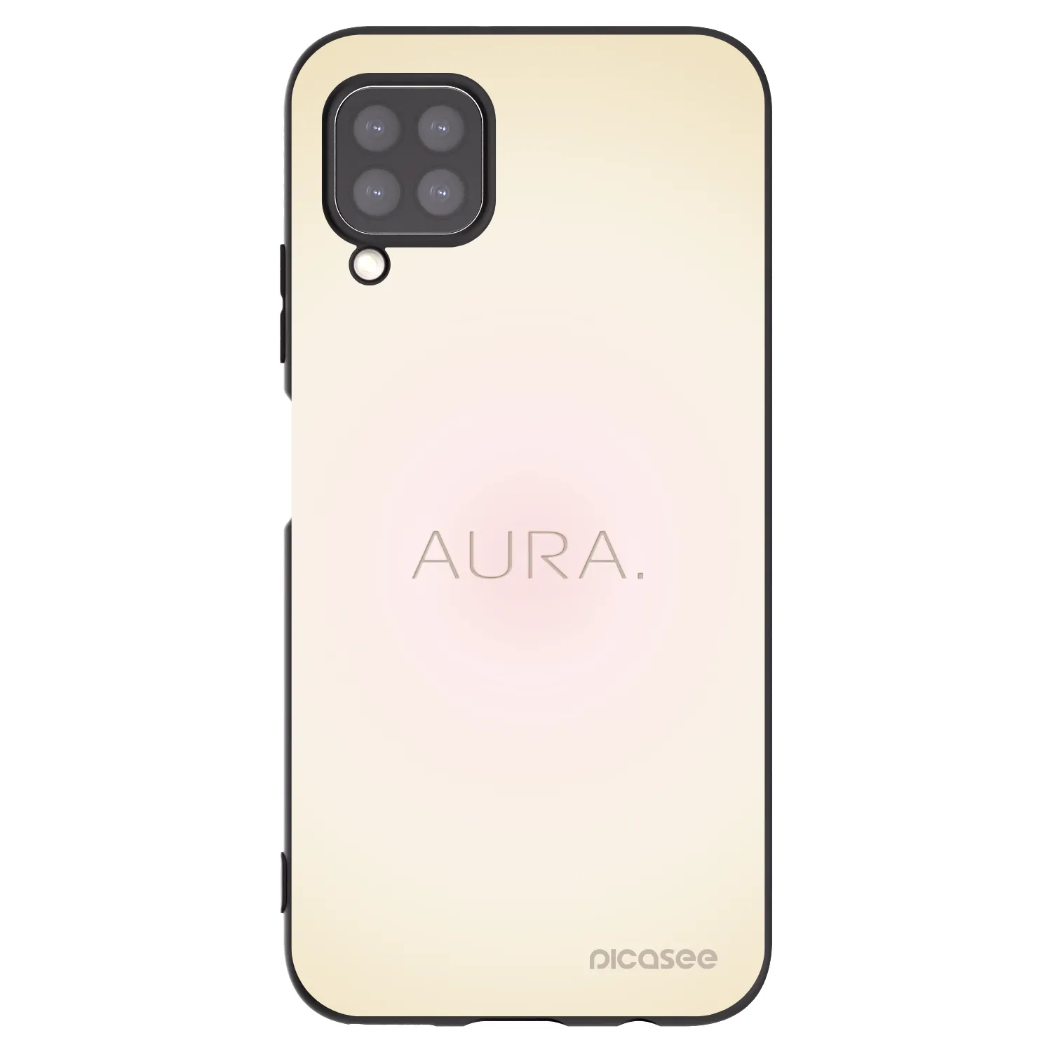 Picasee silikonový černý obal pro Huawei P40 Lite - Aura