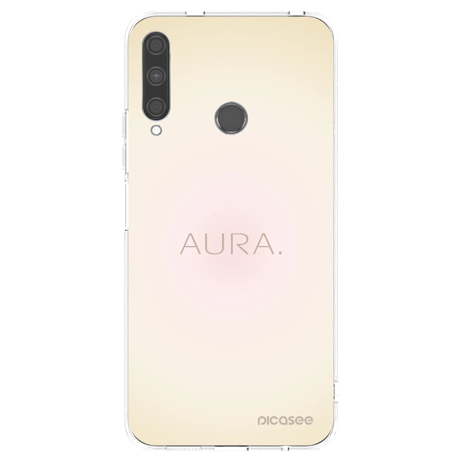 Picasee silikonový průhledný obal pro Huawei P40 Lite E - Aura