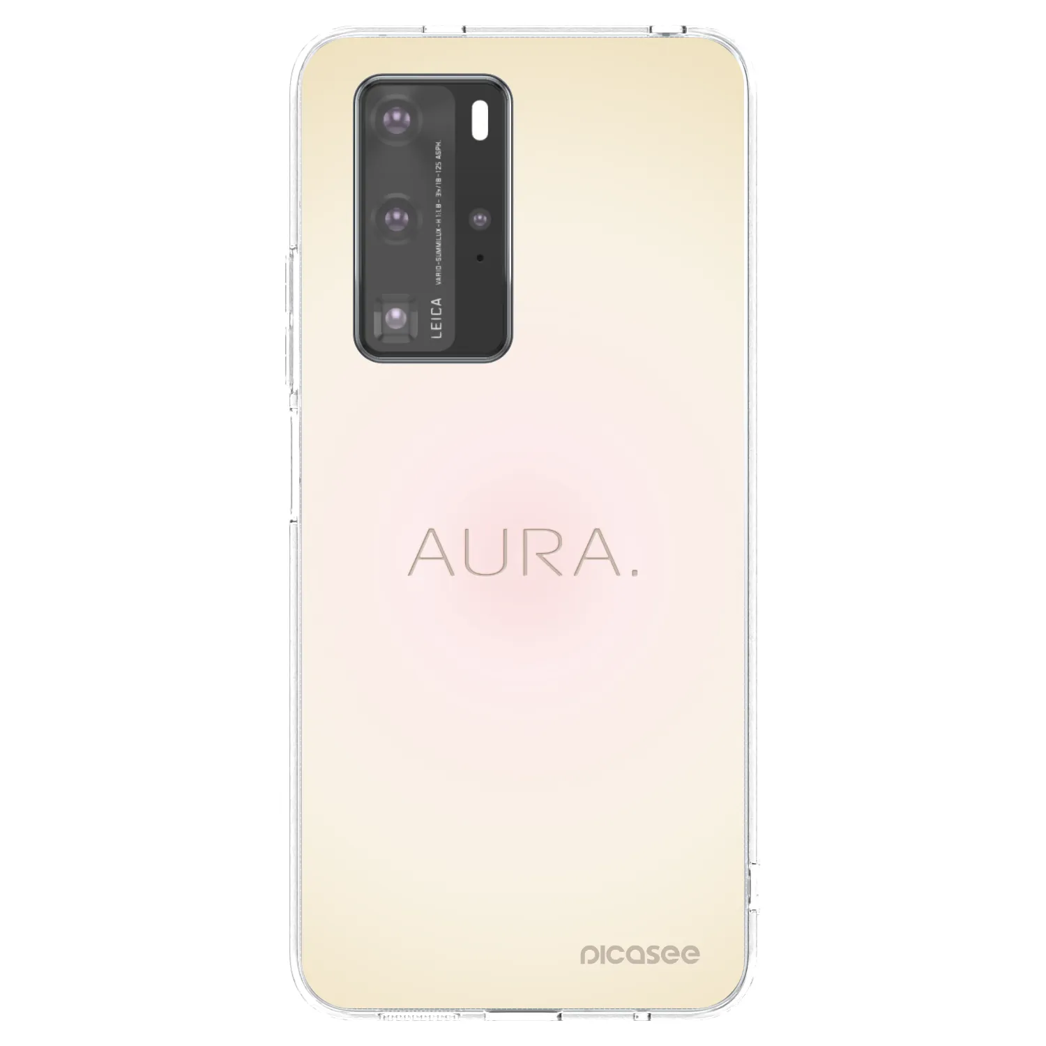 Picasee silikonový průhledný obal pro Huawei P40 Pro - Aura