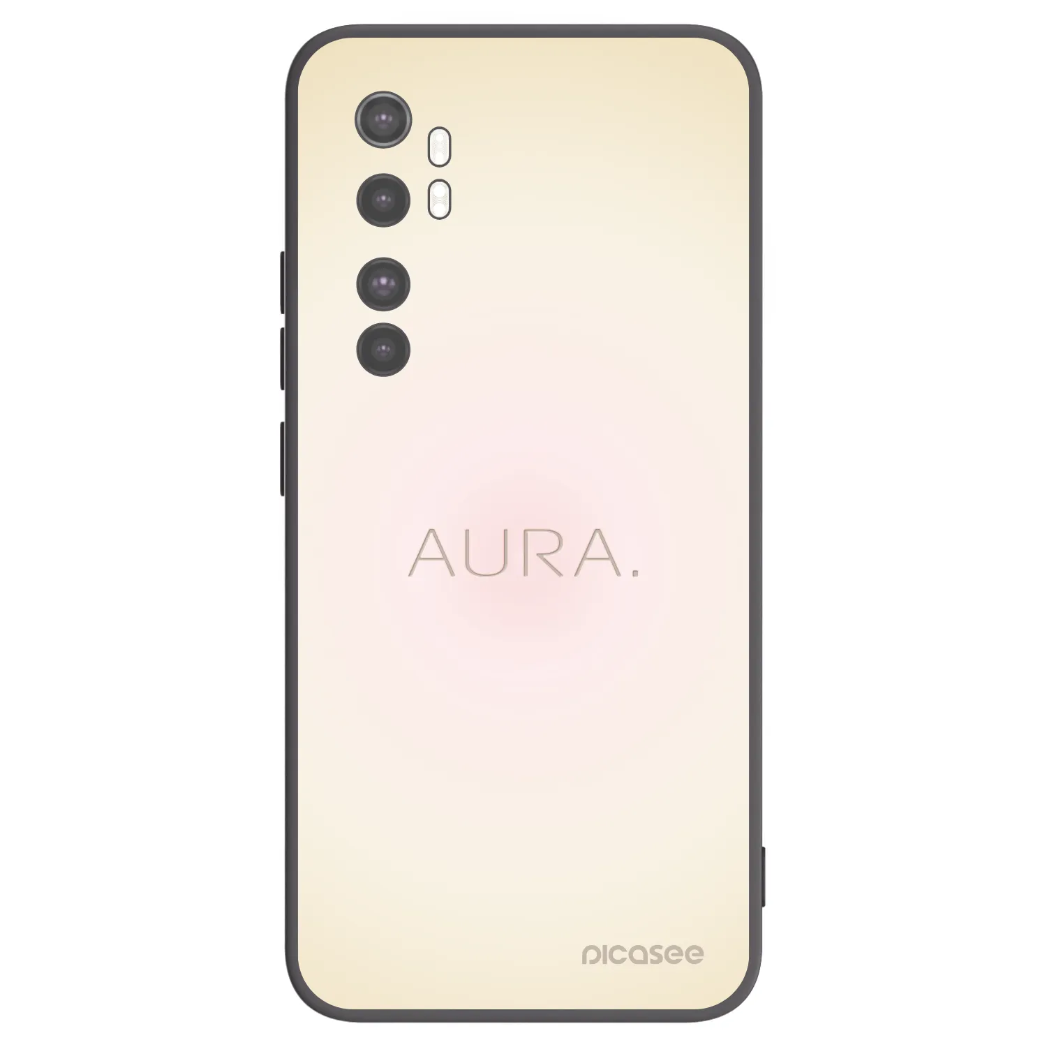 Picasee silikonový černý obal pro Xiaomi Mi Note 10 Lite - Aura