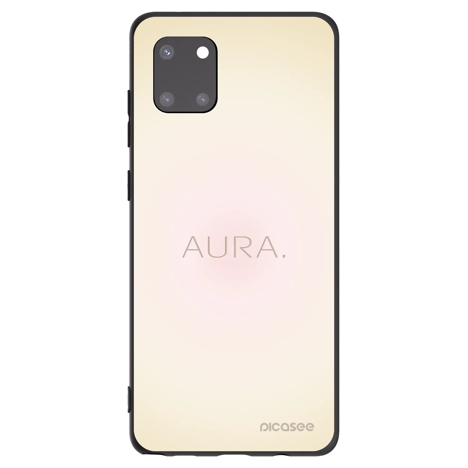 Picasee silikonový černý obal pro Samsung Galaxy Note 10 Lite N770F - Aura
