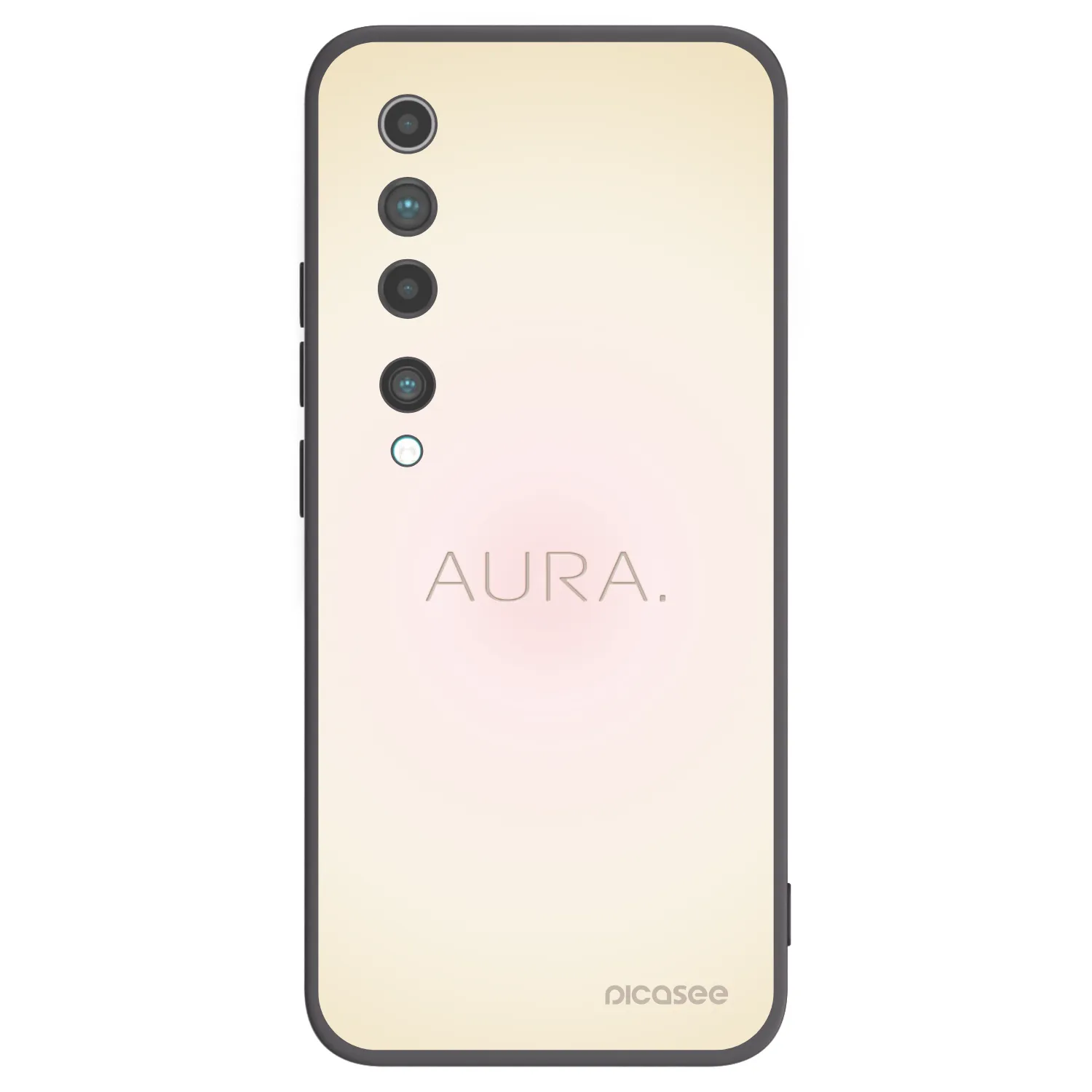 Picasee silikonový černý obal pro Xiaomi Mi 10 - Aura