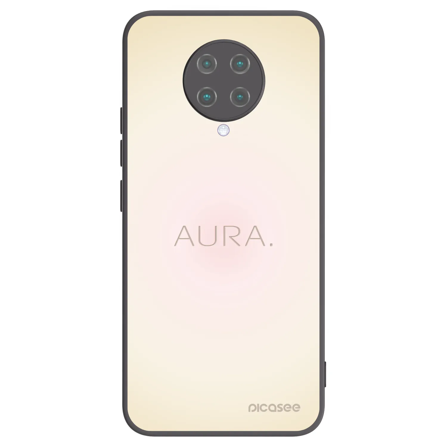 Picasee silikonový černý obal pro Xiaomi Poco F2 Pro - Aura