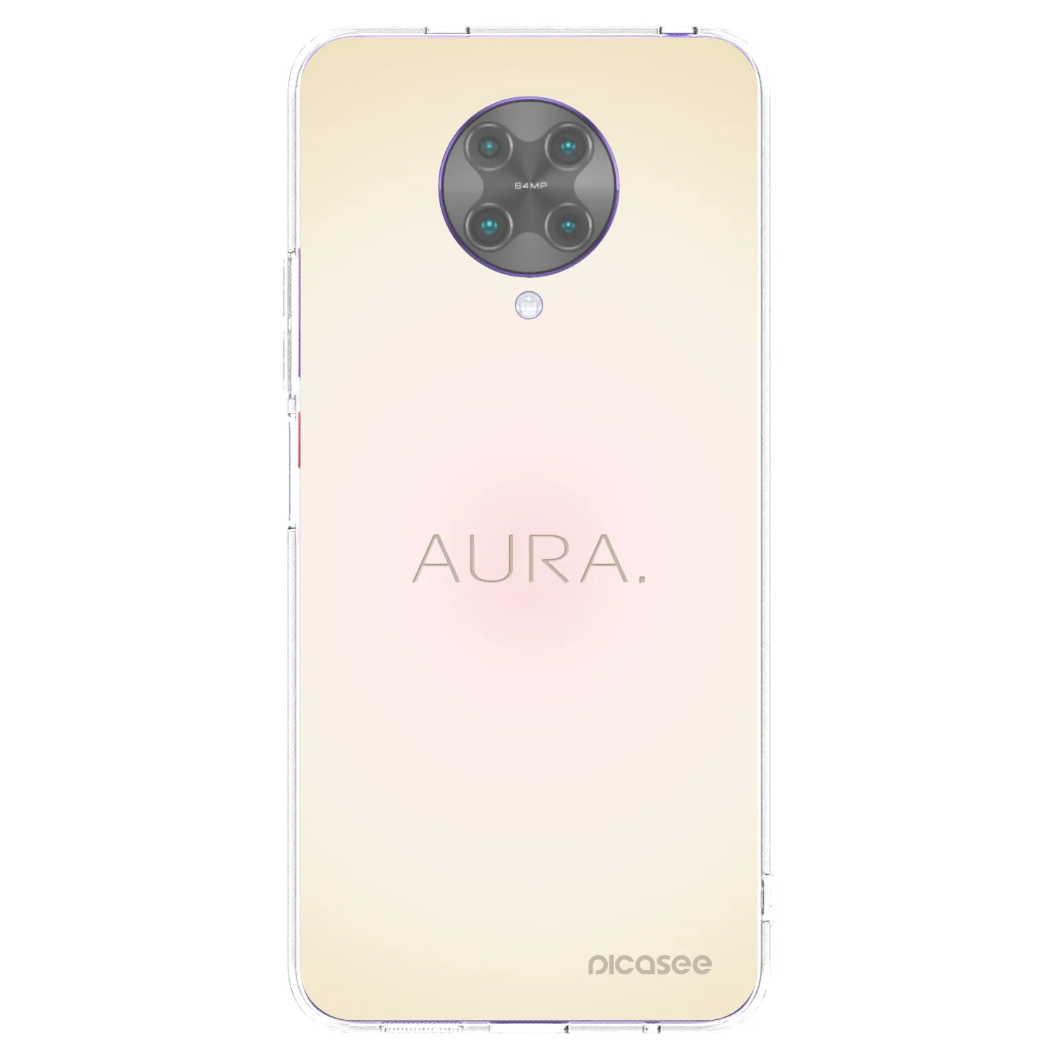 Picasee silikonový průhledný obal pro Xiaomi Poco F2 Pro - Aura