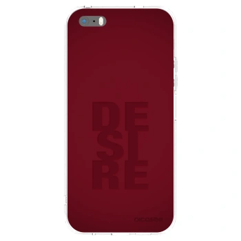 Picasee silikonový průhledný obal pro Apple iPhone 5/5S/SE - Desire