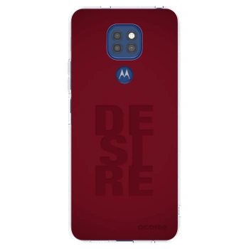 Picasee silikonový průhledný obal pro Motorola Moto G9 Play - Desire