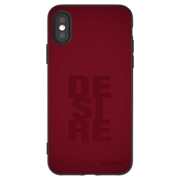 Picasee silikonový černý obal pro Apple iPhone X/XS - Desire