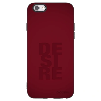 Picasee silikonový černý obal pro Apple iPhone 6/6S - Desire