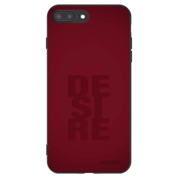 Picasee silikonový černý obal pro Apple iPhone 8 Plus - Desire