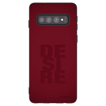 Picasee silikonový černý obal pro Samsung Galaxy S10 G973 - Desire