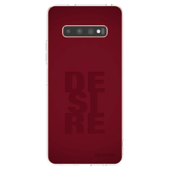 Picasee silikonový průhledný obal pro Samsung Galaxy S10 Plus G975 - Desire