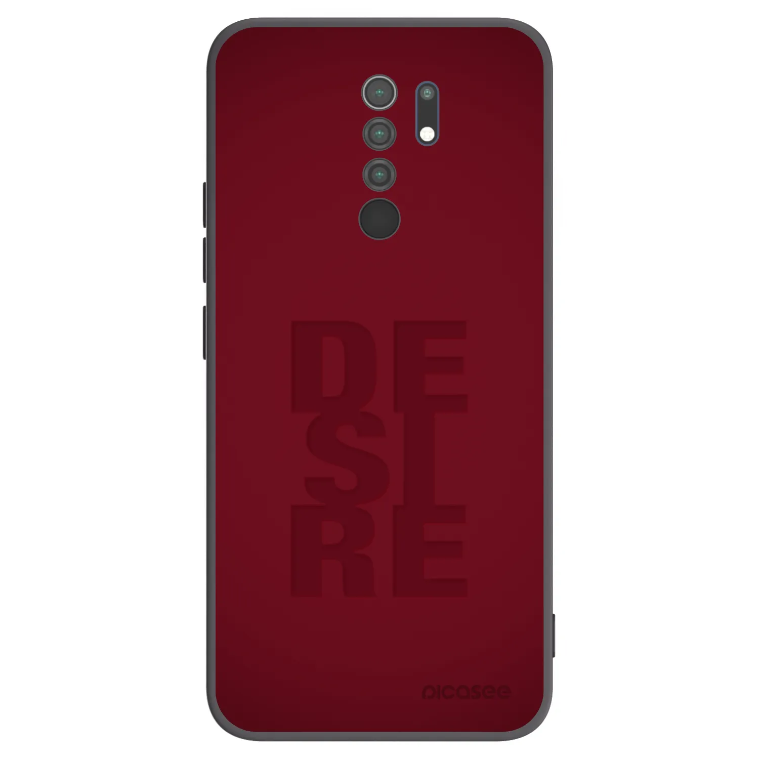 Picasee silikonový černý obal pro Xiaomi Redmi 9 - Desire