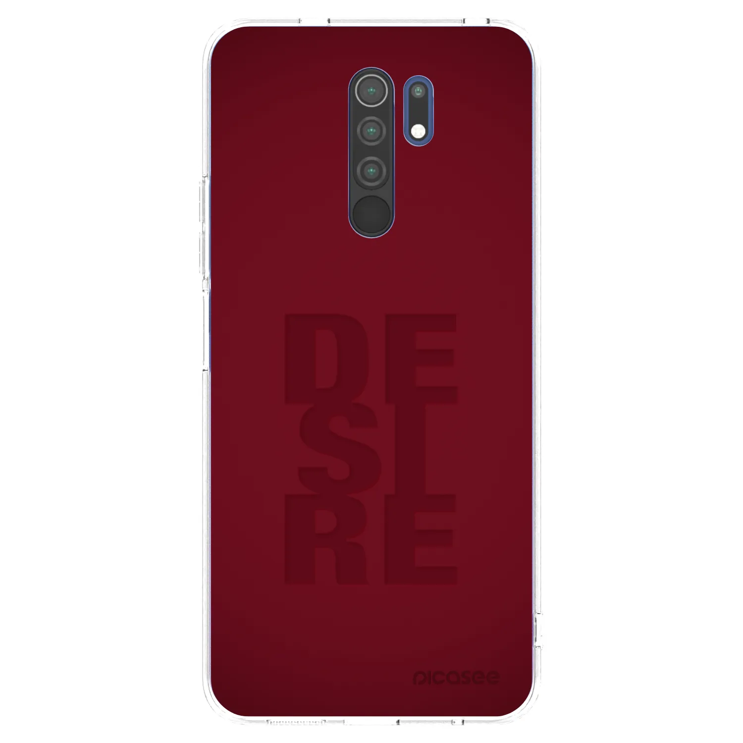 Picasee silikonový průhledný obal pro Xiaomi Redmi 9 - Desire