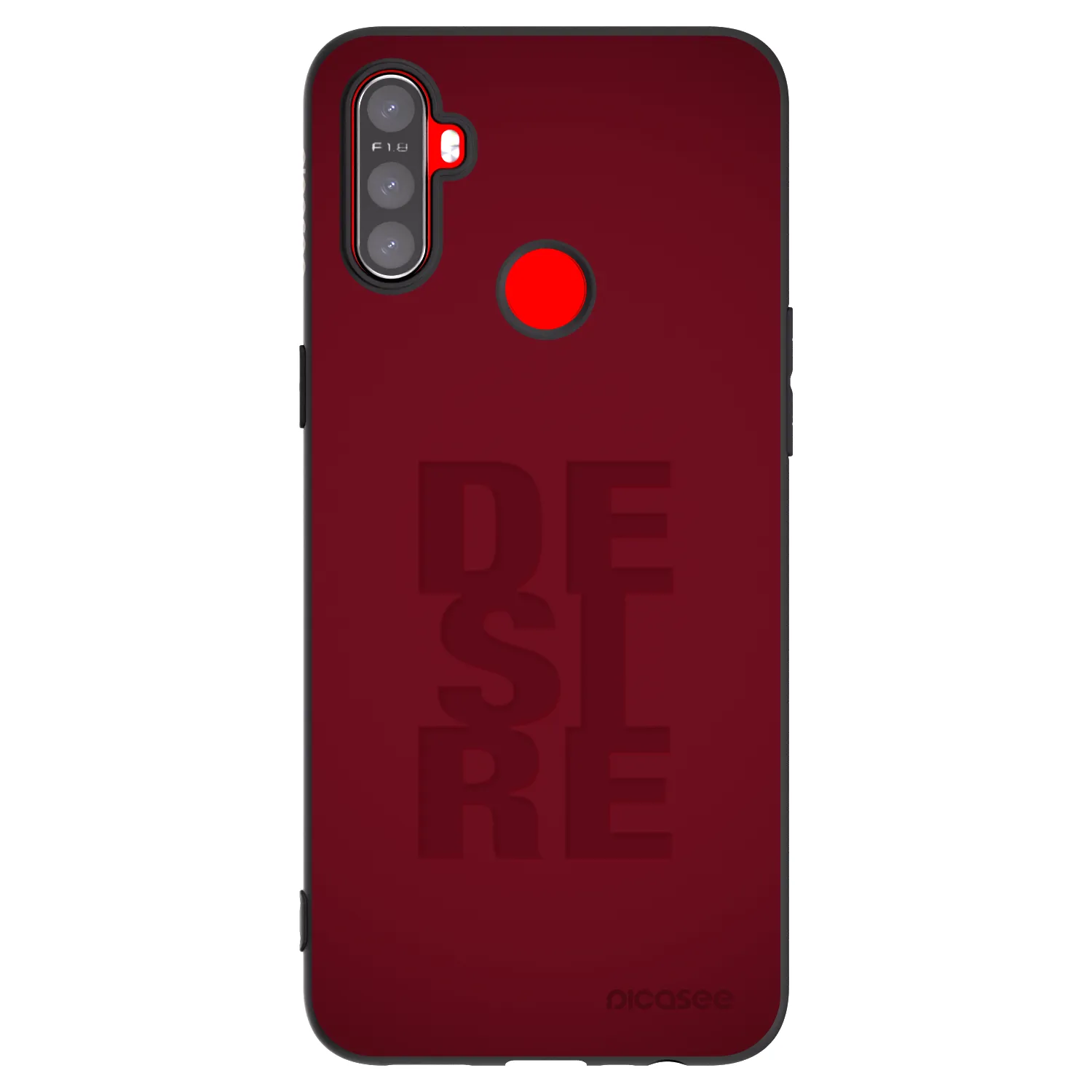 Picasee silikonový černý obal pro Realme C3 - Desire