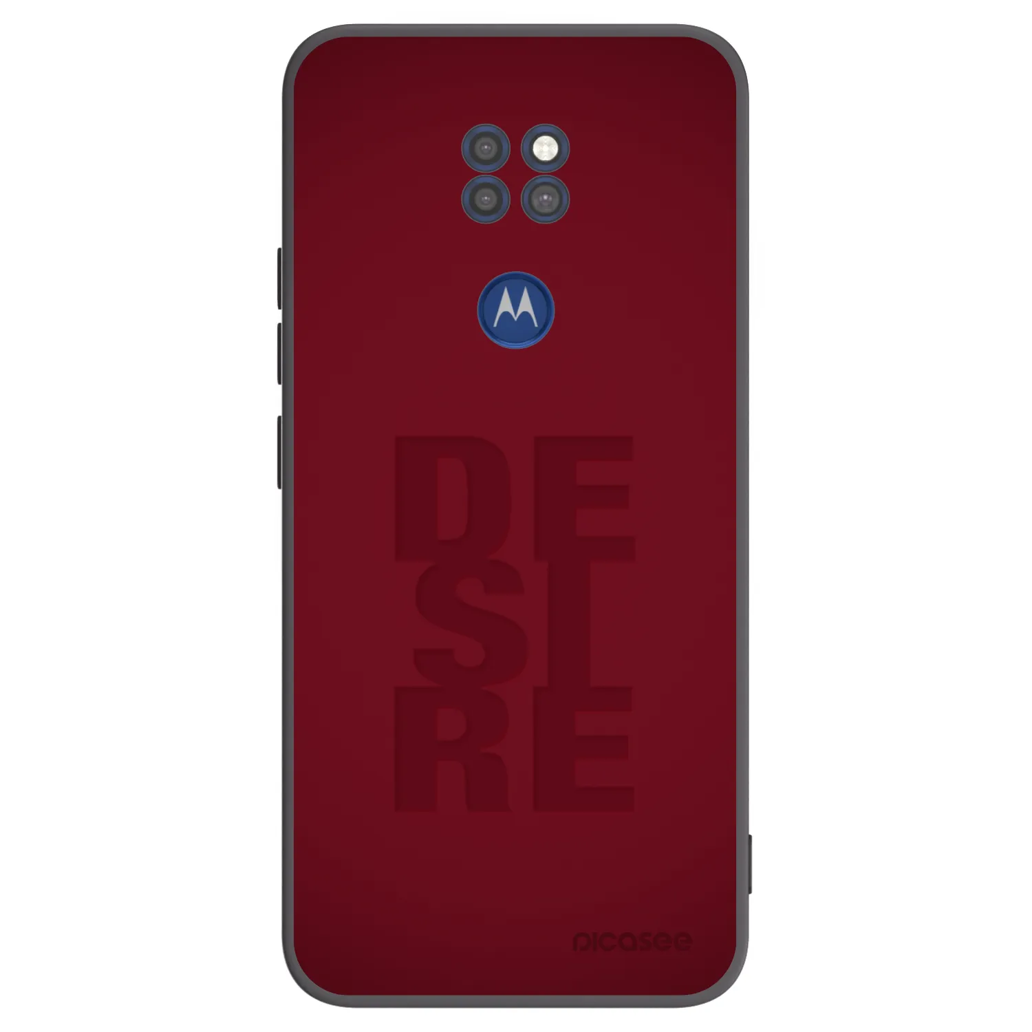 Picasee silikonový černý obal pro Motorola Moto G9 Play - Desire