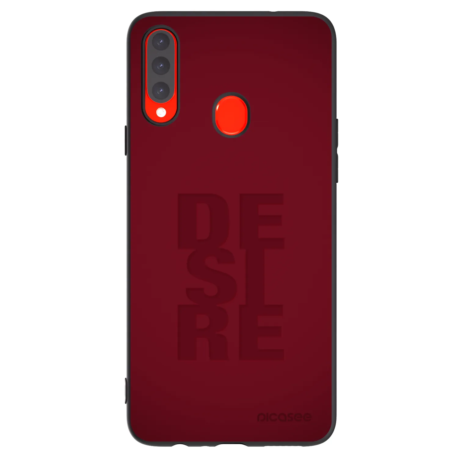 Picasee silikonový černý obal pro Samsung Galaxy A20s - Desire
