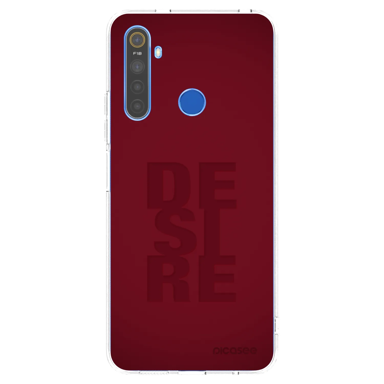 Picasee silikonový průhledný obal pro Realme 5 - Desire