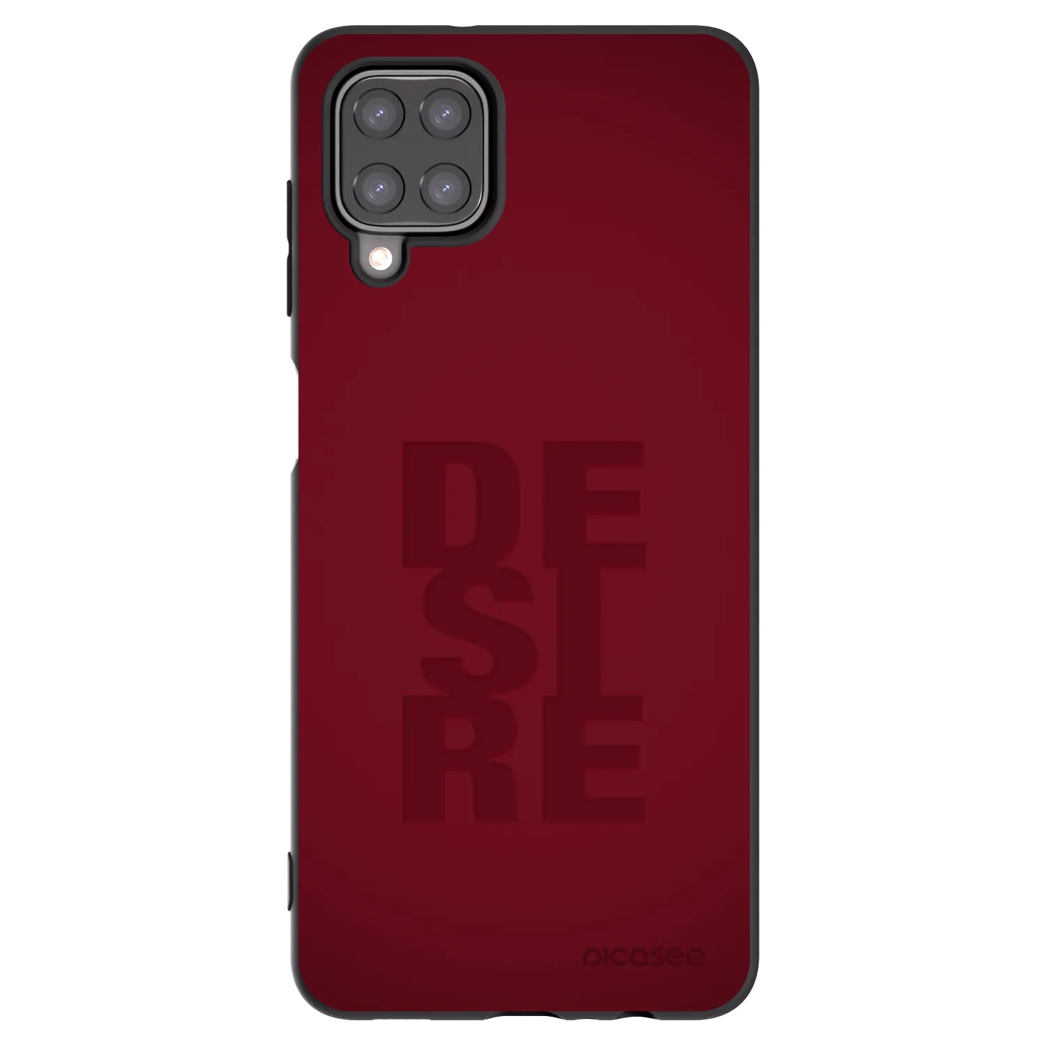Picasee silikonový černý obal pro Samsung Galaxy A12 A125F - Desire