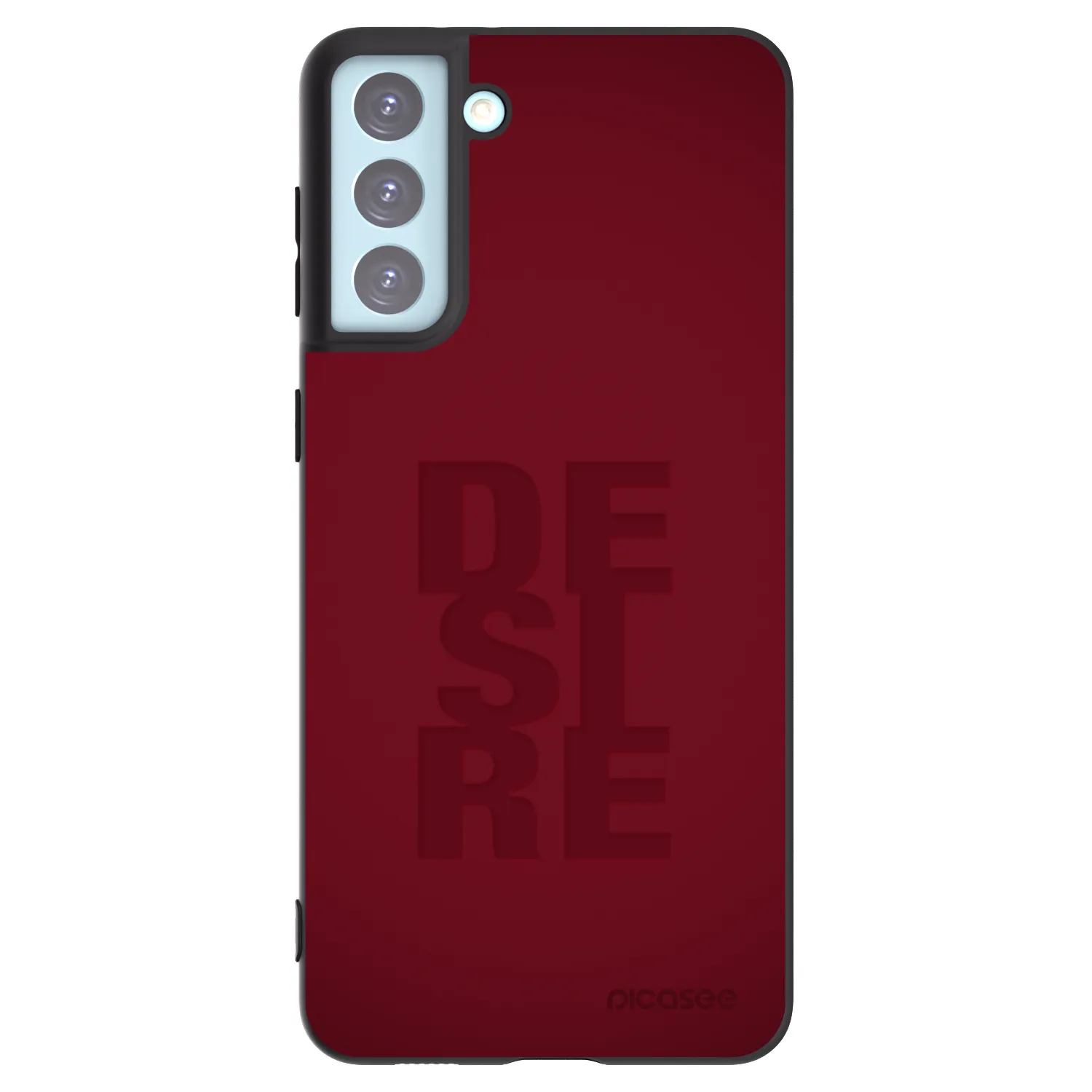 Picasee silikonový černý obal pro Samsung Galaxy S21+ 5G G996F - Desire