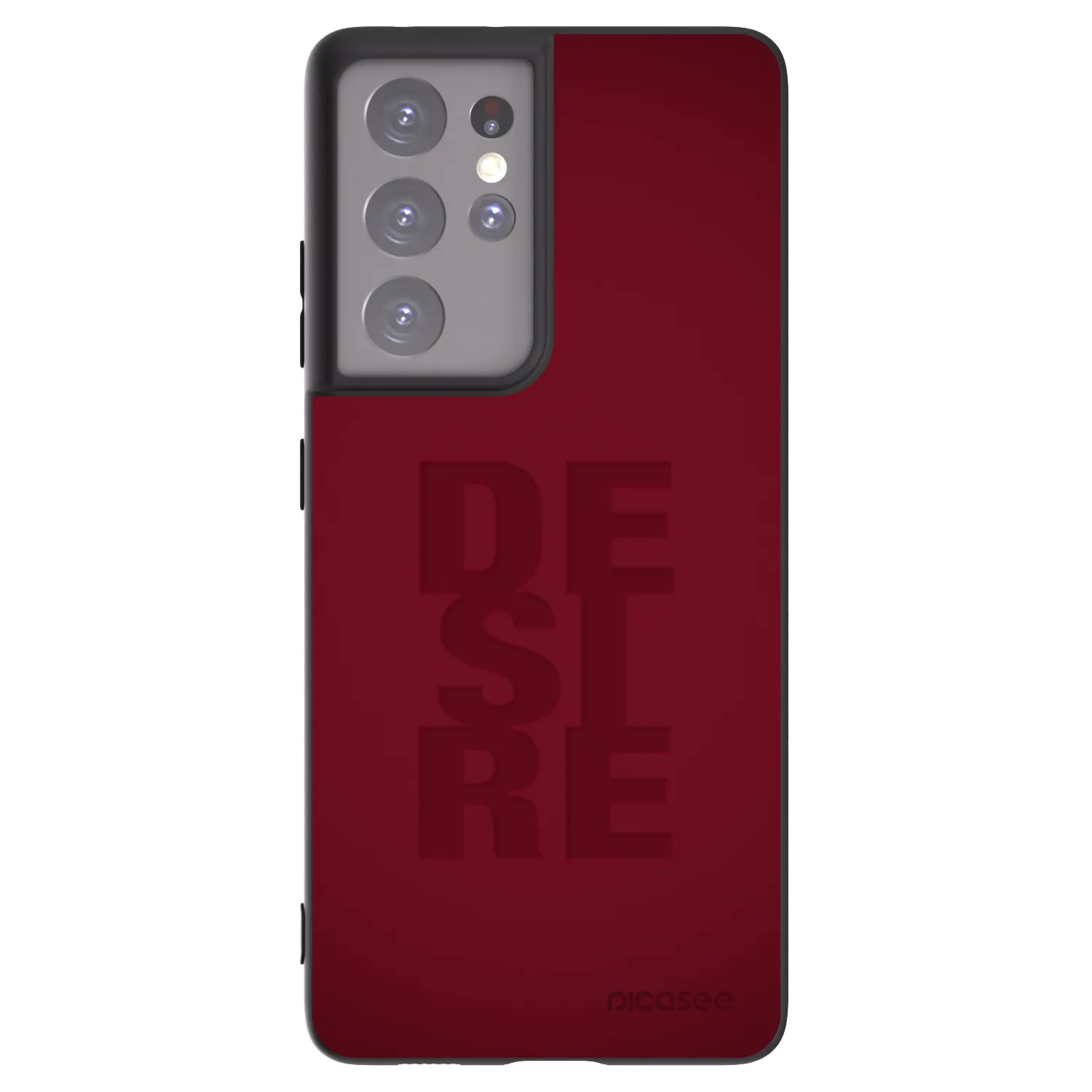 Picasee silikonový černý obal pro Samsung Galaxy S21 Ultra 5G G998B - Desire