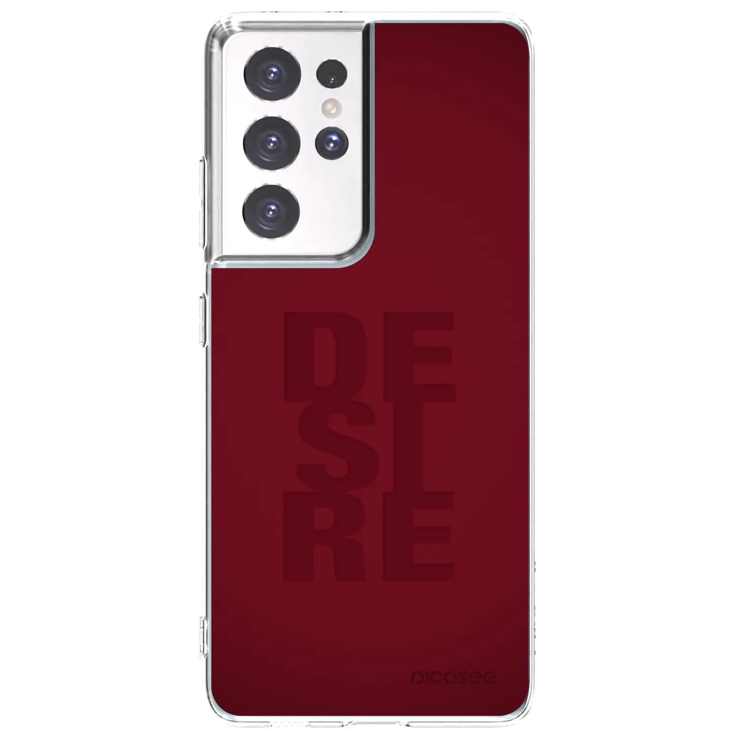 Picasee silikonový průhledný obal pro Samsung Galaxy S21 Ultra 5G G998B - Desire