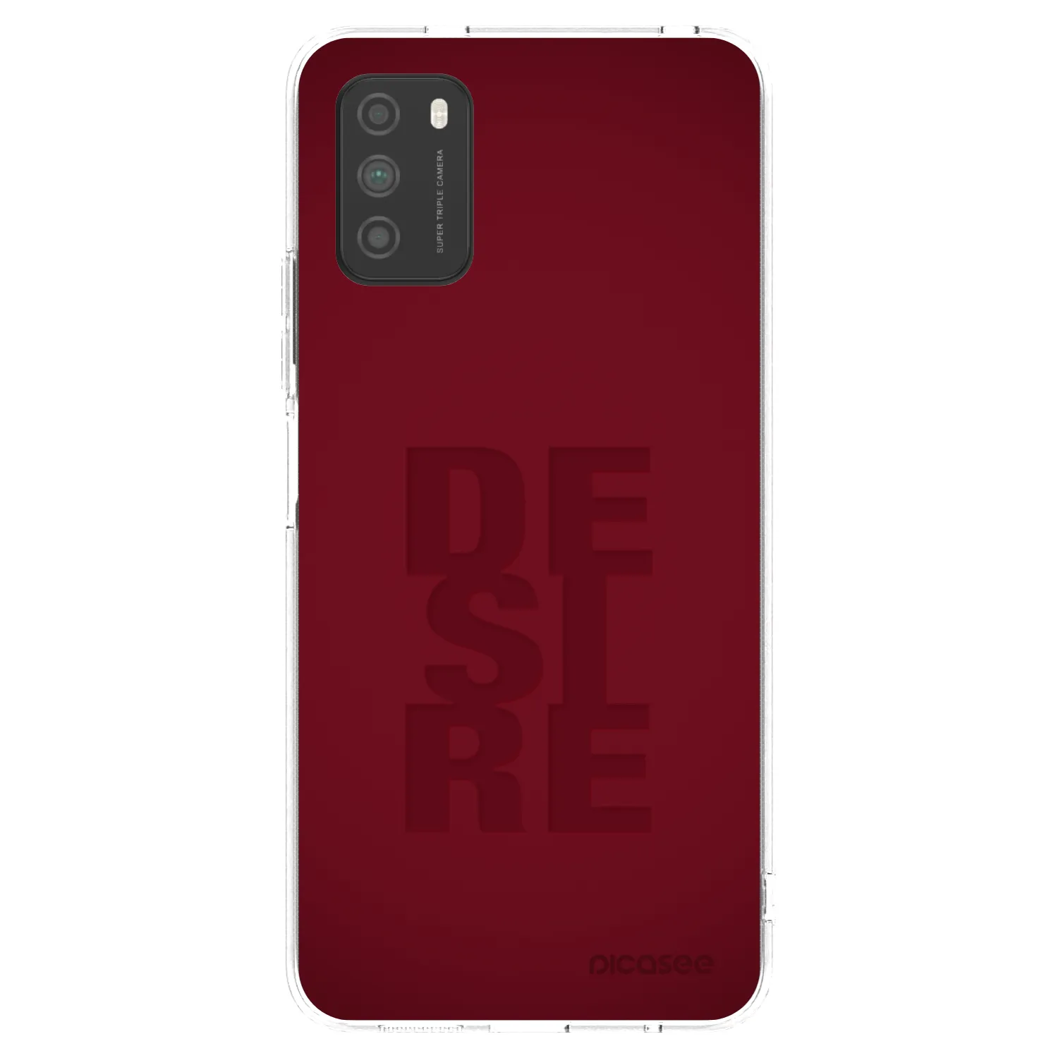 Picasee silikonový průhledný obal pro Xiaomi Poco M3 - Desire