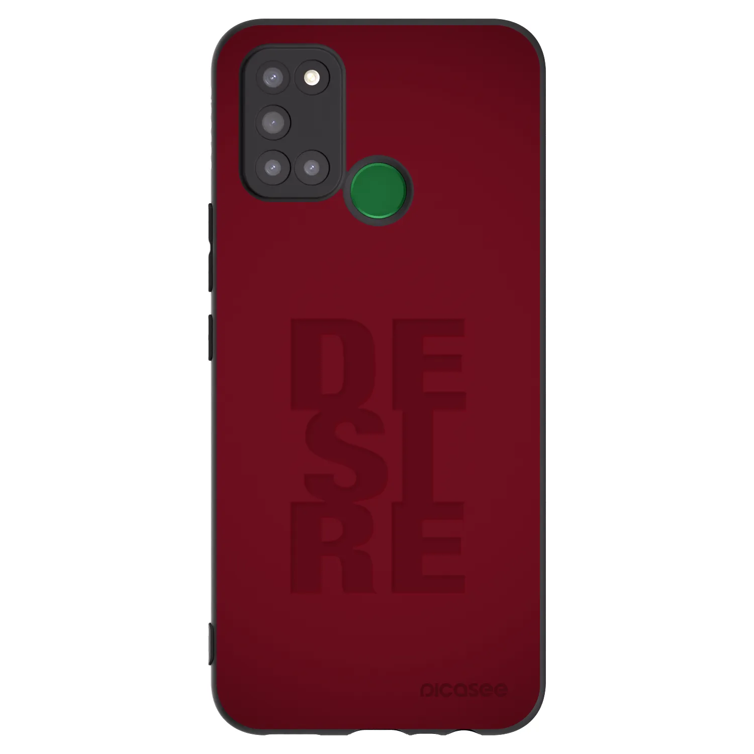 Picasee silikonový černý obal pro Realme 7i - Desire