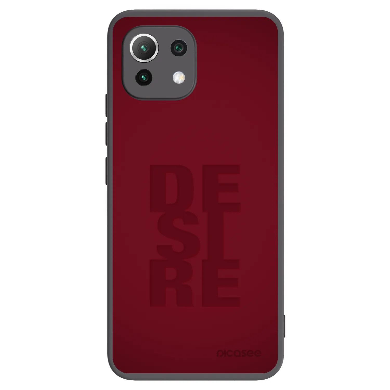 Picasee silikonový černý obal pro Xiaomi Mi 11 Lite - Desire