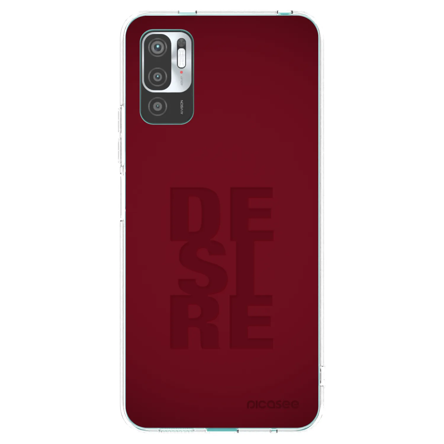 Picasee silikonový průhledný obal pro Xiaomi Redmi Note 10 5G - Desire