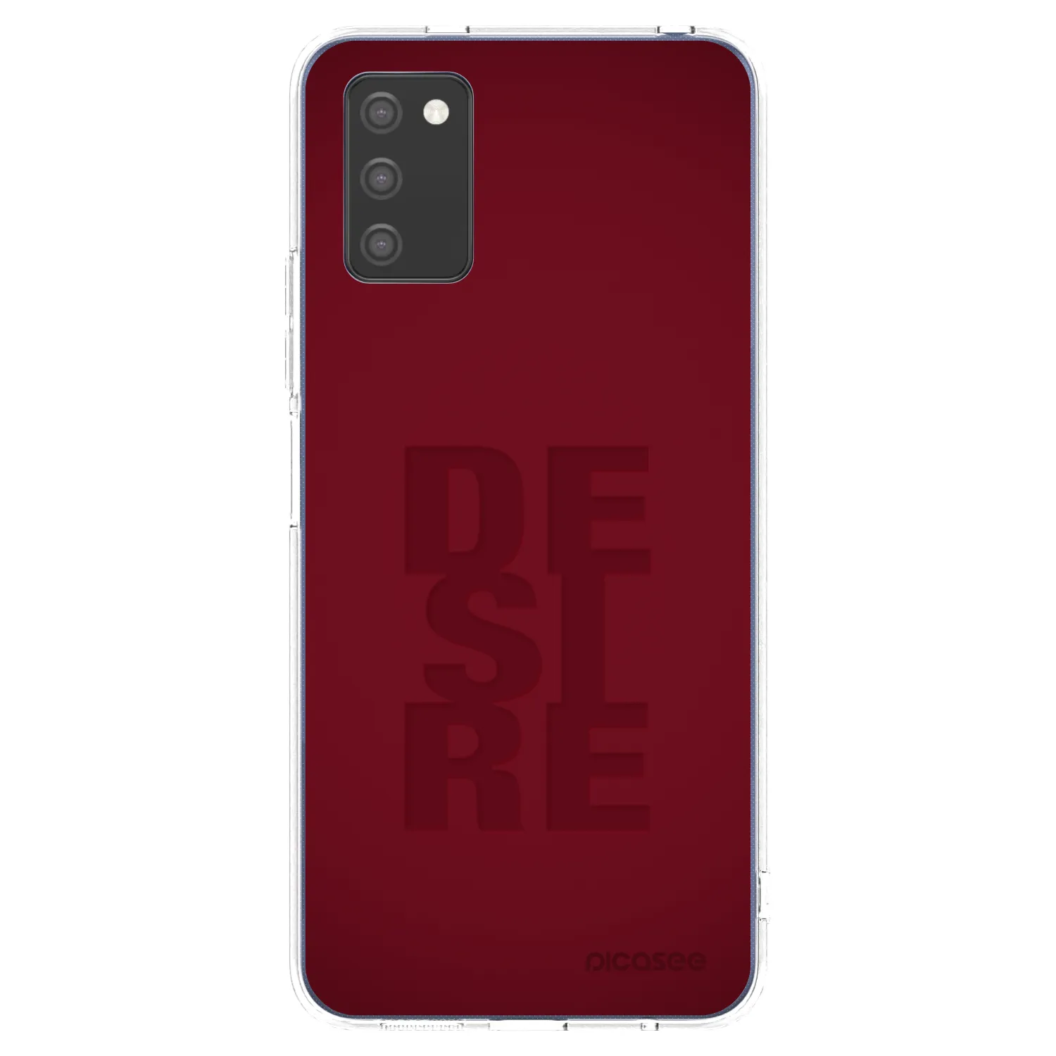Picasee silikonový průhledný obal pro Samsung Galaxy A02s A025G - Desire