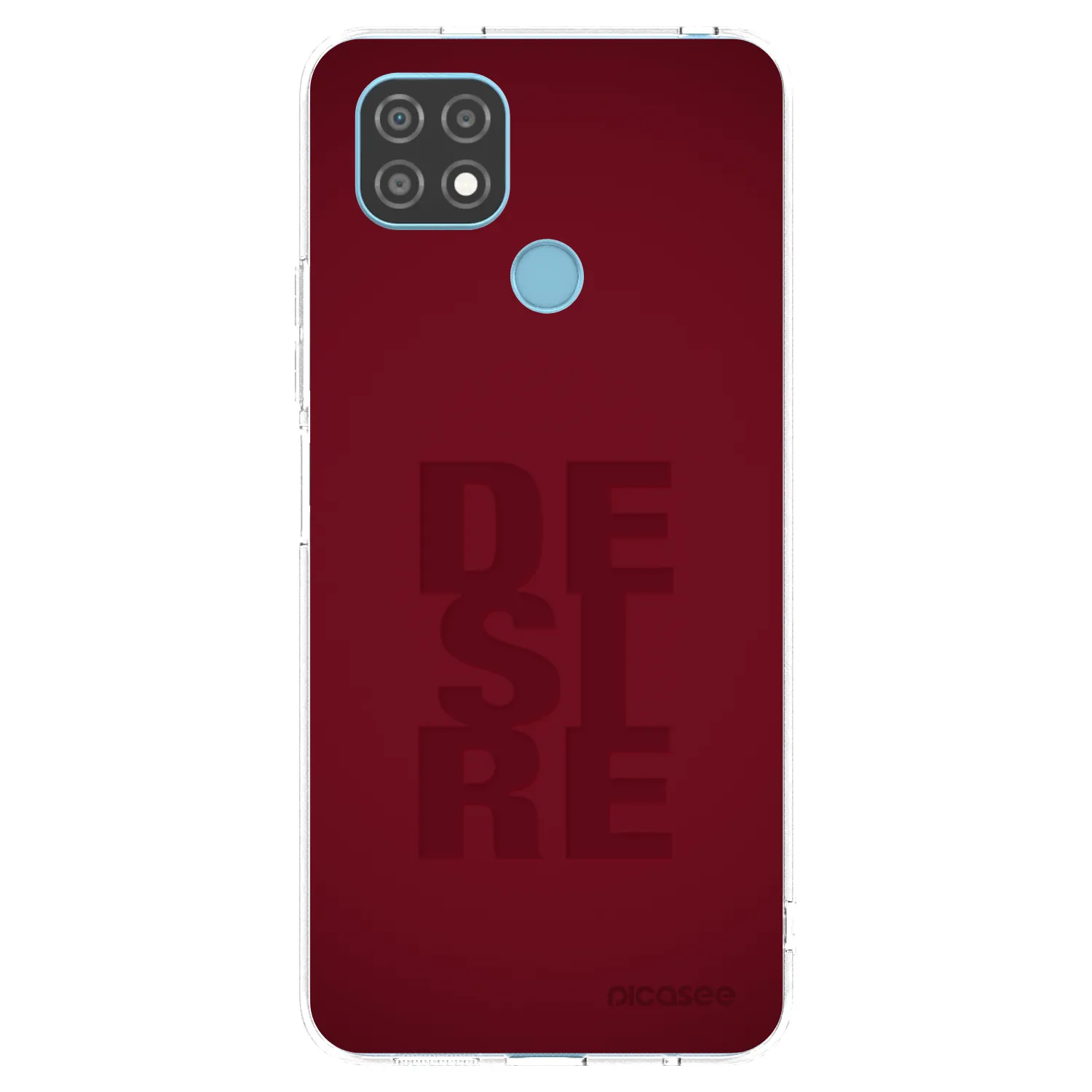 Picasee silikonový průhledný obal pro Realme C21 - Desire