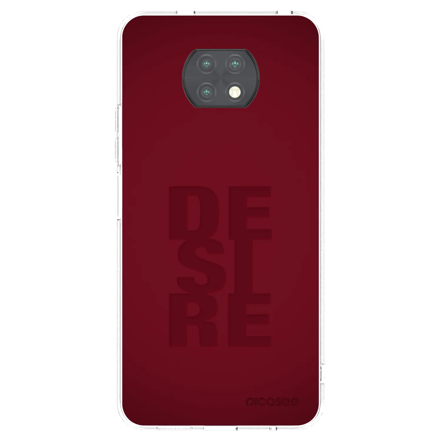 Picasee silikonový průhledný obal pro Xiaomi Redmi Note 9T - Desire