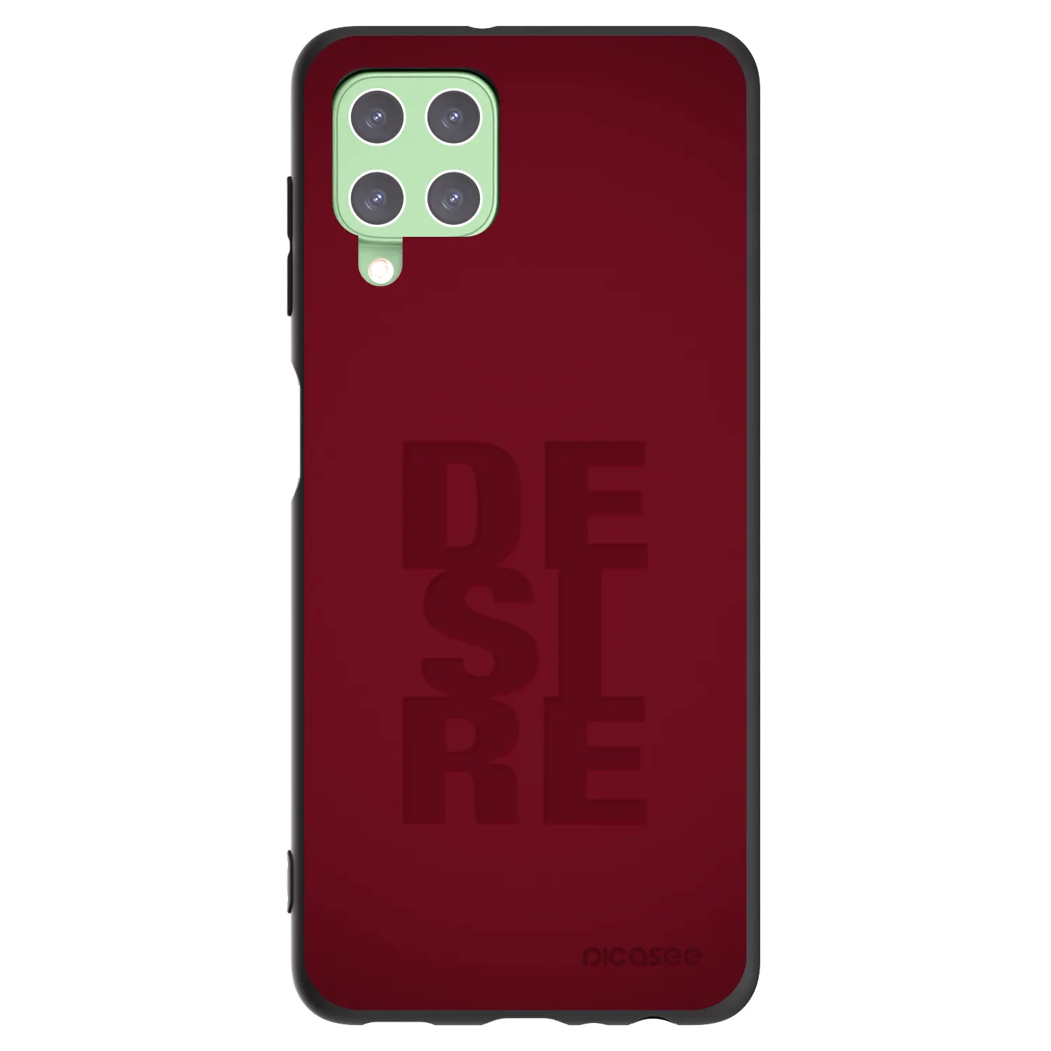 Picasee silikonový černý obal pro Samsung Galaxy A22 A225F 4G - Desire