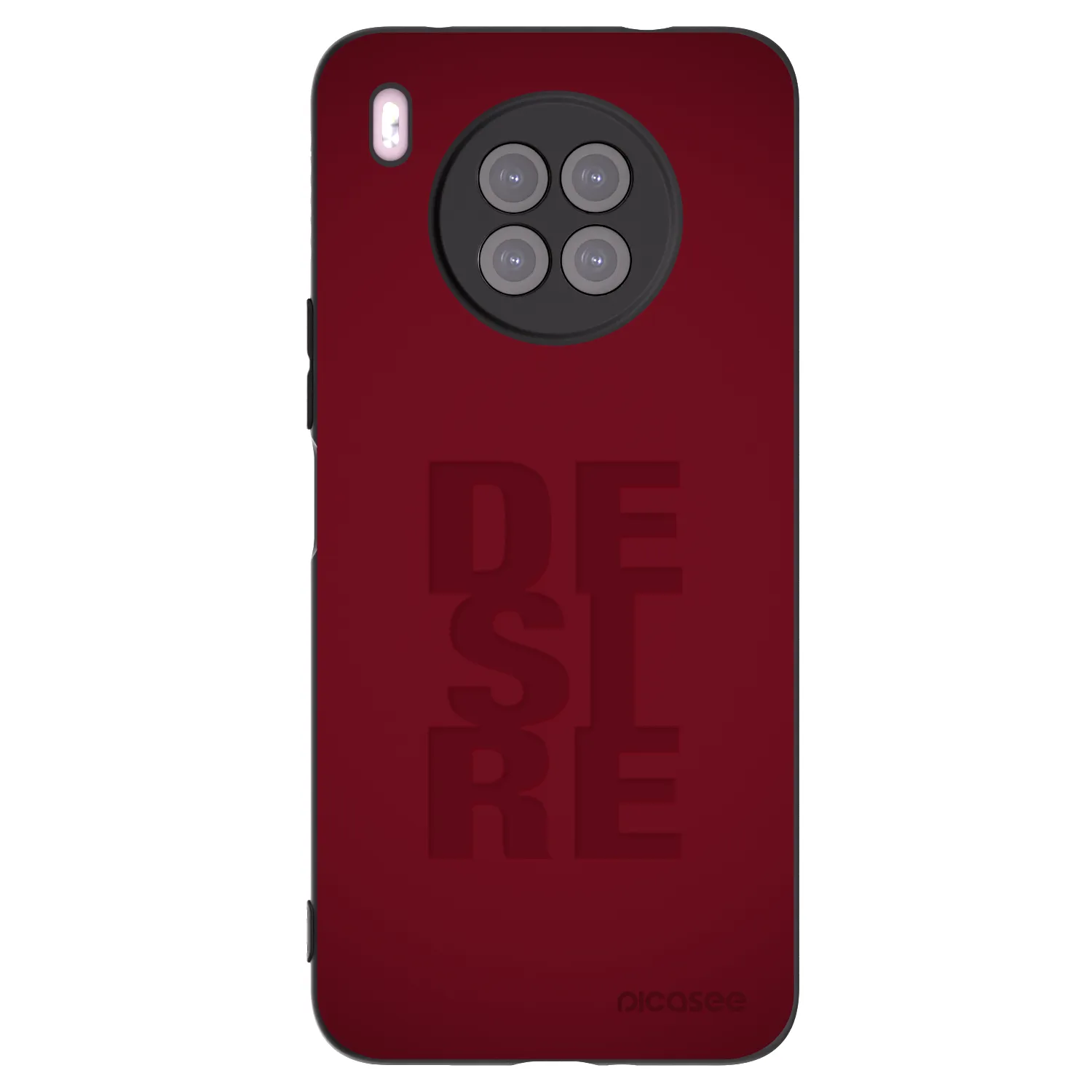 Picasee silikonový černý obal pro Huawei Nova 8i - Desire
