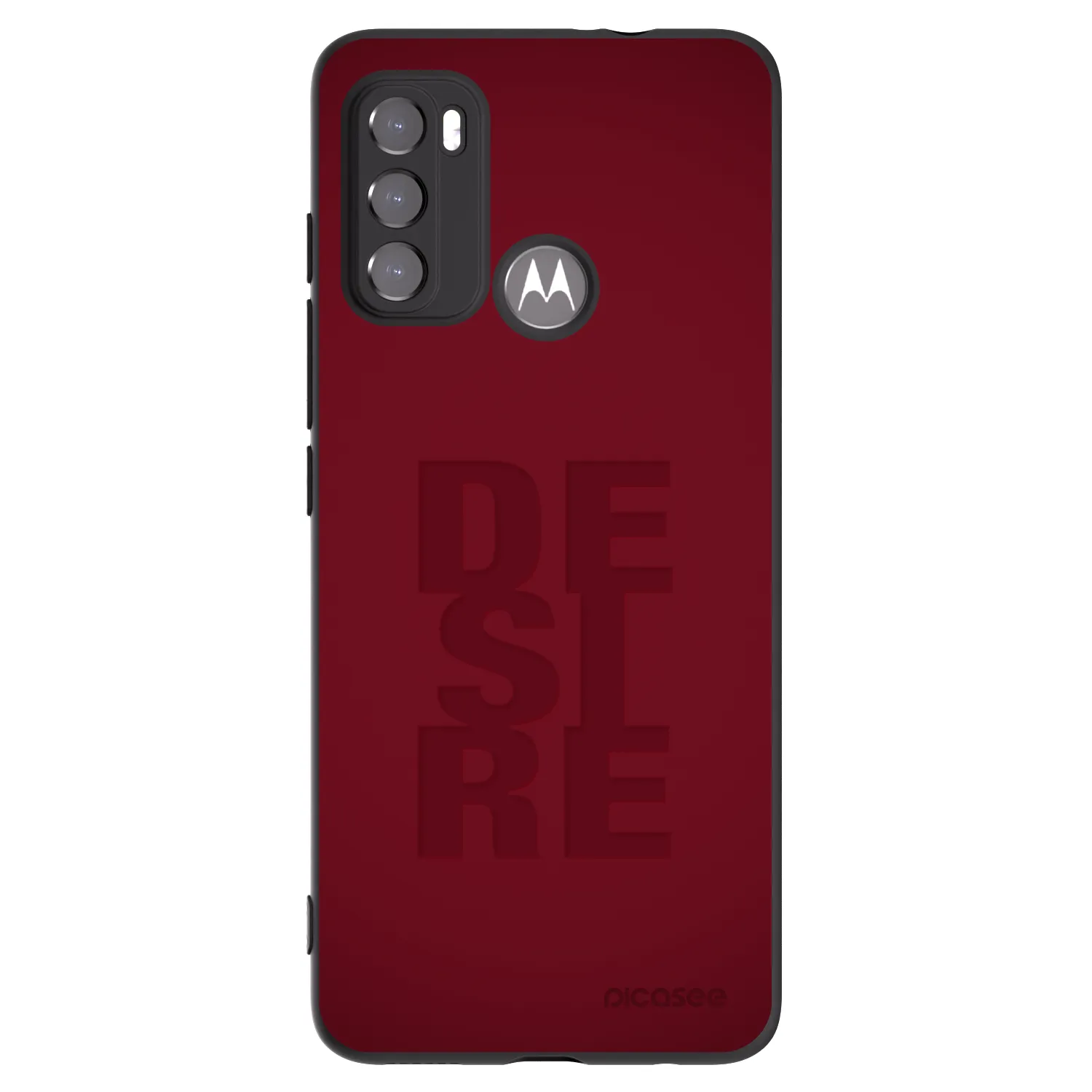Picasee silikonový černý obal pro Motorola Moto G60 - Desire