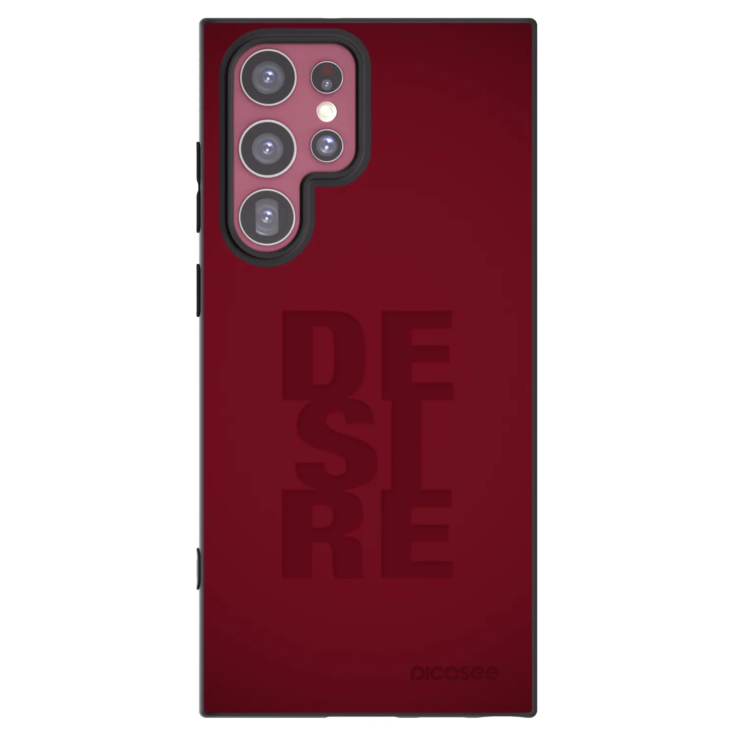 Picasee silikonový černý obal pro Samsung Galaxy S22 Ultra 5G - Desire