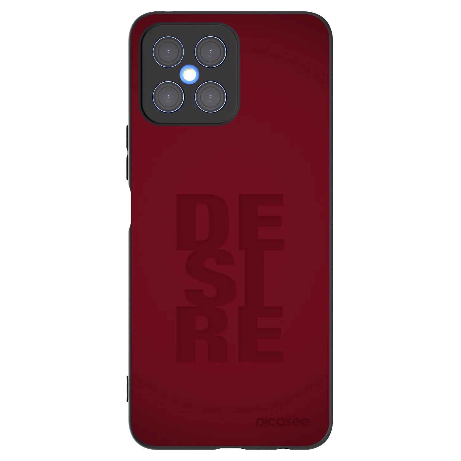 Picasee silikonový černý obal pro Honor X8 4G - Desire