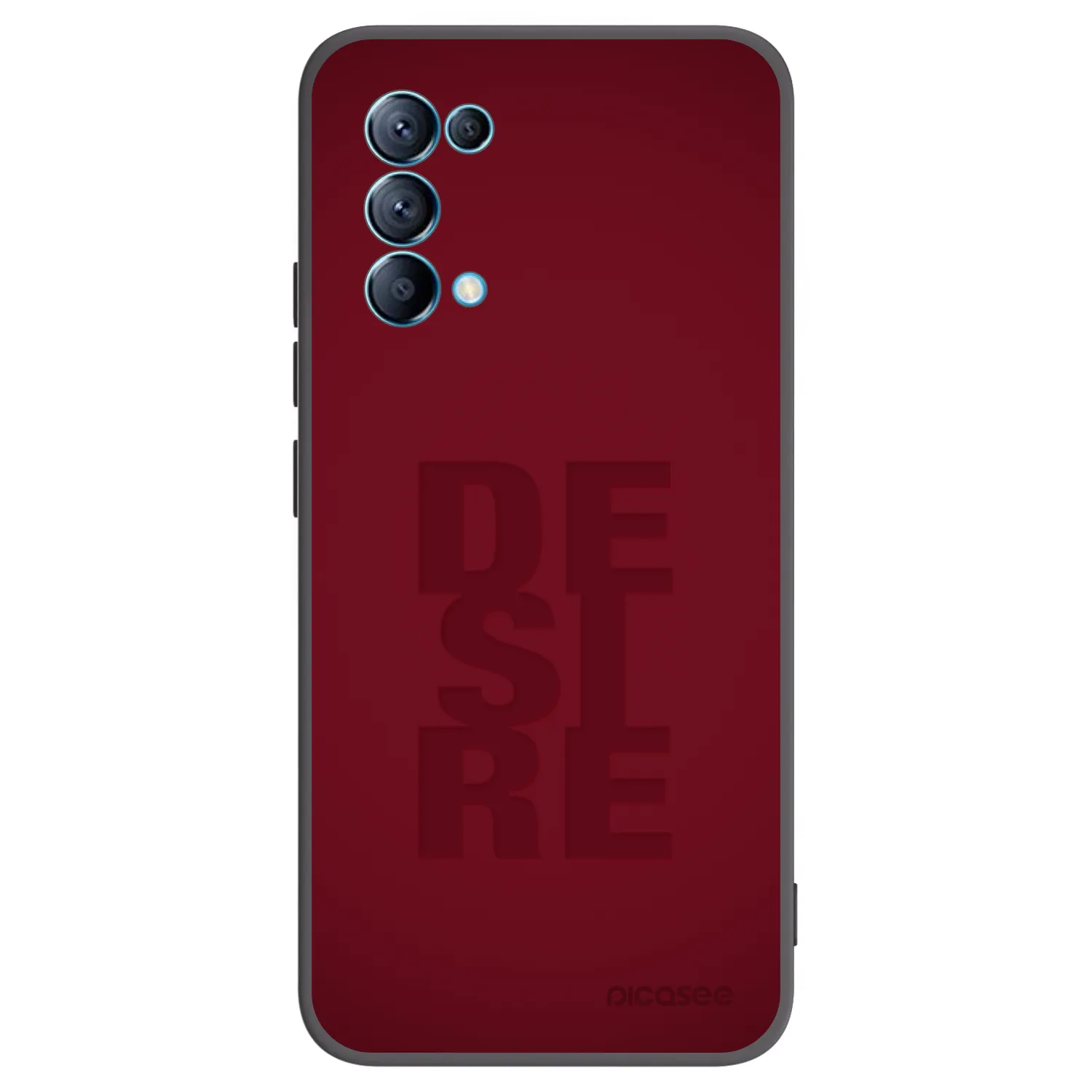 Picasee silikonový černý obal pro OPPO Reno 5 5G - Desire